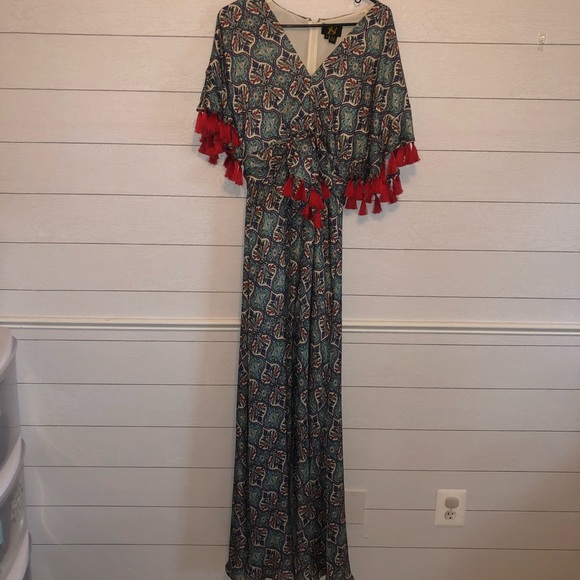 Anthropologie Sachin and Babi Tasseled Dress F - Picture 3 of 7